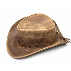 Kapelusz kowbojski skóra Brown Vintage REDNECK