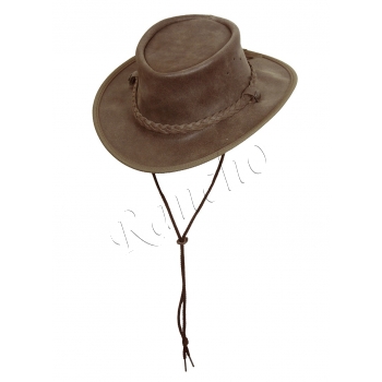 Saddler Brown kapelusz skórzany 5H40 by SCIPPIS AUSTRALIA