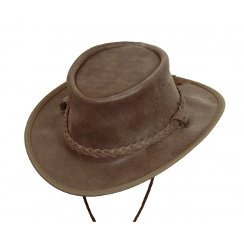 Saddler Brown kapelusz skórzany 5H40 by SCIPPIS AUSTRALIA
