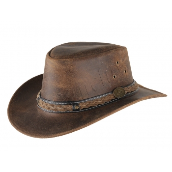 WILLIAMS BROWN kapelusz skórzany 5H88 by SCIPPIS AUSTRALIA