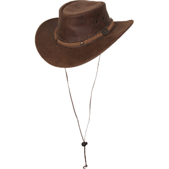 Townsville Brown kapelusz skórzany 5H34 od SCIPPIS AUSTRALIA