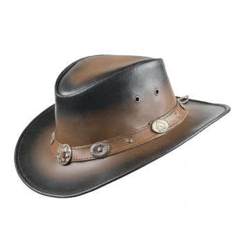 TOMBSTONE  kapelusz skórzany 5H92 by SCIPPIS AUSTRALIA