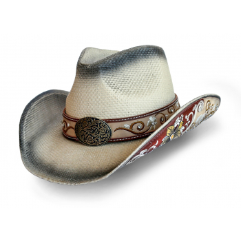 PAOLA  damski kapelusz kowbojski