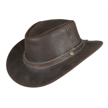 LONGFORD kapelusz skórzany 5H80 by SCIPPIS AUSTRALIA