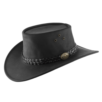 Wallaro Black kapelusz skórzany od SCIPPIS AUSTRALIA