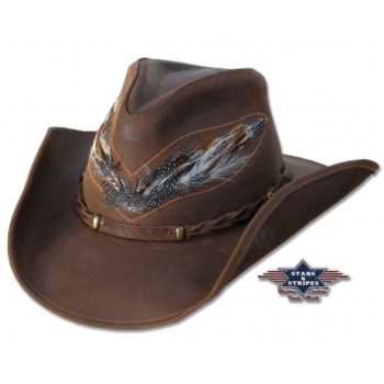 Outback kapelusz skórzany