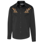 Koszula western / country HOGAN BLACK StarsAndStripes