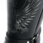 Kowbojki GRINDERS BALD EAGLE BLACK made in mexico