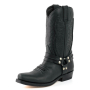 Kowbojki MAYURA 007Pull Grass Negro BIKER